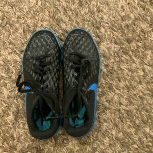 Nike Kids Black and Blue Sneakers